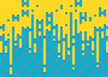 Soyut Yuvarlak Renk Çizgileri Yarım Tonlu Geçiş Arkaplan Resimlemesi