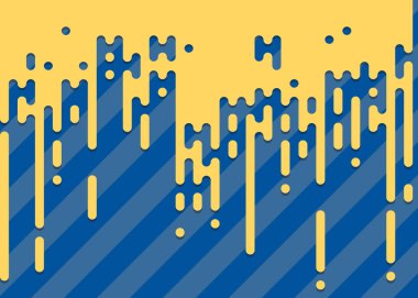 Soyut Yuvarlak Renk Çizgileri Yarım Tonlu Geçiş Arkaplan Resimlemesi