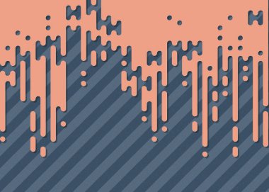 soyut yuvarlak renkli satırlar yarım ton geçiş arkaplan illüstrasyonu 