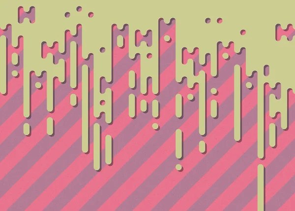 Abstrait Arrondi Lignes Colorées Demi Teinte Transition Arrière Plan Illustration — Image vectorielle