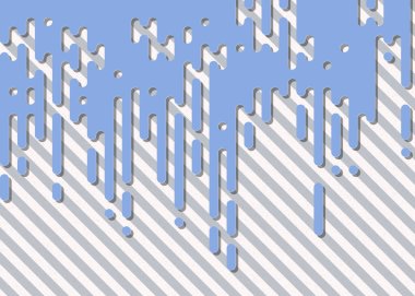 Soyut Yuvarlak Renk Çizgileri Yarım Tonlu Geçiş Arkaplan Resimlemesi