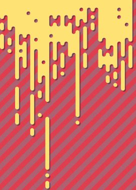 soyut yuvarlak renkli satırlar yarım ton geçiş arkaplan illüstrasyonu 