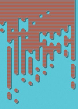 soyut yuvarlak renkli satırlar yarım ton geçiş arkaplan illüstrasyonu 