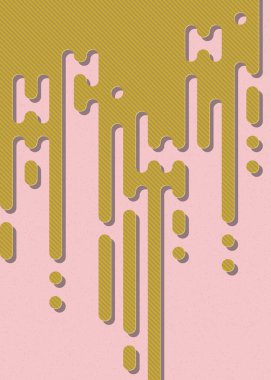 soyut yuvarlak renkli satırlar yarım ton geçiş arkaplan illüstrasyonu 