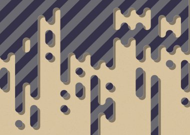 soyut yuvarlak renkli satırlar yarım ton geçiş arkaplan illüstrasyonu 