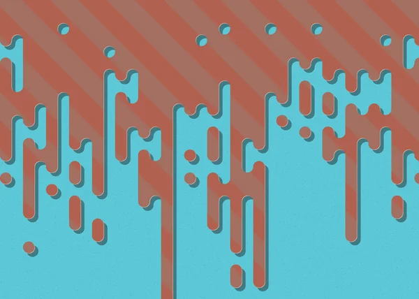 Abstrait Arrondi Lignes Colorées Demi Teinte Transition Arrière Plan Illustration — Image vectorielle