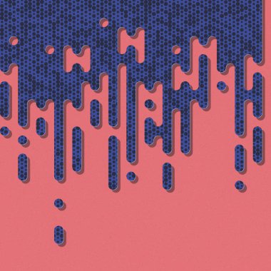 soyut yuvarlak renkli satırlar yarım ton geçiş arkaplan illüstrasyonu 