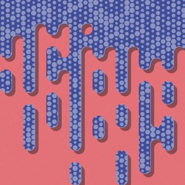 soyut yuvarlak renkli satırlar yarım ton geçiş arkaplan illüstrasyonu 