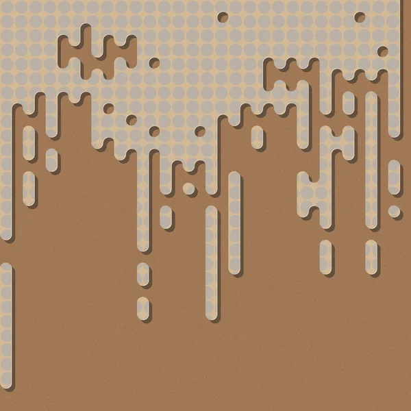 Abstrakte Abgerundete Bunte Linien Halbton Übergang Hintergrund Illustration — Stockvektor