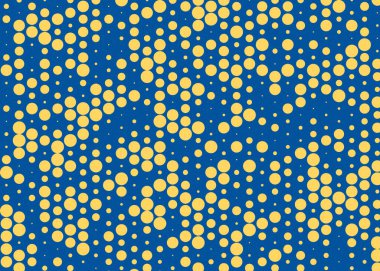 soyut renkli yarım tonlu noktalar üretken sanat arkaplan çizimleri