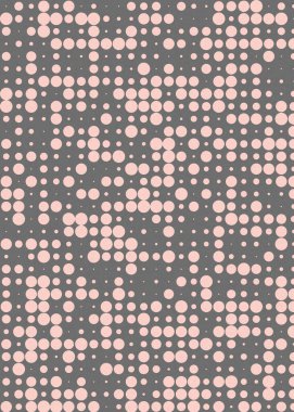 soyut renkli yarım tonlu noktalar üretken sanat arkaplan çizimleri