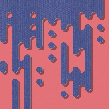 Soyut Yuvarlak Renk Çizgileri Yarım Tonlu Geçiş Arkaplan Resimlemesi