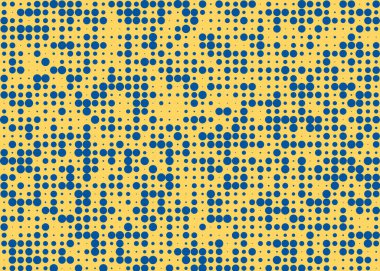 soyut renkli yarım tonlu noktalar üretken sanat arkaplan çizimleri