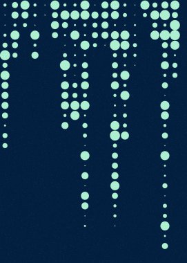 soyut renkli yarım tonlu noktalar üretken sanat arkaplan çizimleri