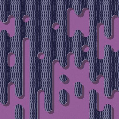 Soyut Yuvarlak Renk Çizgileri Yarım Tonlu Geçiş Arkaplan Resimlemesi