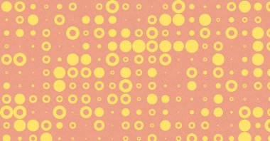 soyut renkli yarım tonlu noktalar üretken sanat arkaplan çizimleri