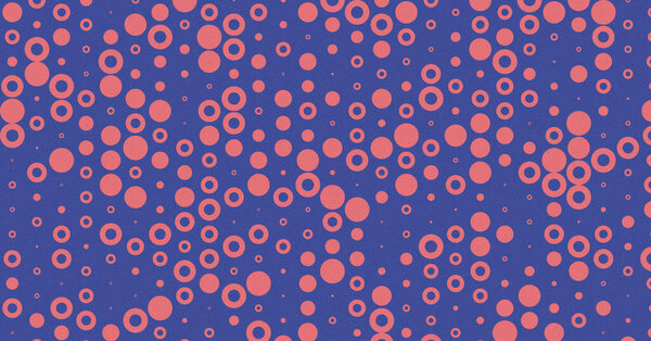 abstract colorful halftone dots generative art background illustration