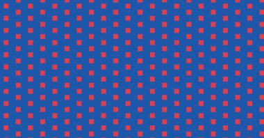 Piksel ve geometrik küçük şekillerin vektör çizimi, kopyalama alanı için arkaplan