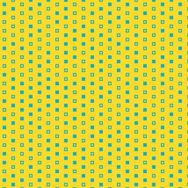 Piksel ve geometrik küçük şekillerin vektör çizimi, kopyalama alanı için arkaplan