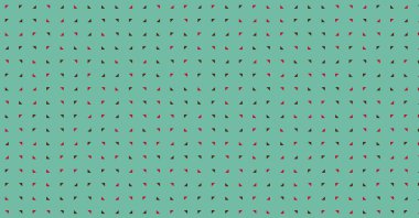 soyut renkli yarım tonlu noktalar üretken sanat arkaplan çizimleri