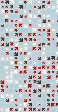 Soyut yarım ton modern geometrik arkaplan, vektör illüstrasyonu  