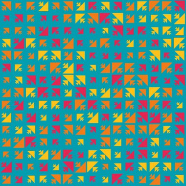 Soyut yarım ton modern geometrik arkaplan, vektör illüstrasyonu  