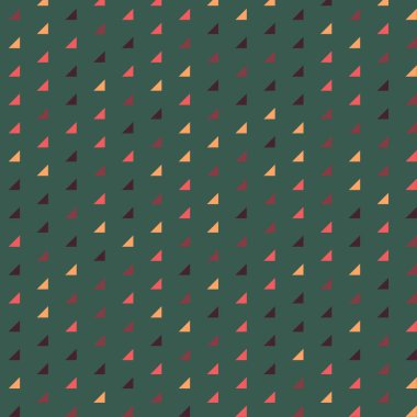 Piksel ve geometrik küçük şekillerin yeşil vektör çizimi, arkaplan