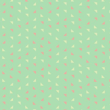 Piksel ve geometrik küçük şekillerin yeşil vektör çizimi, arkaplan