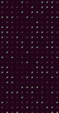 Piksellerin koyu vektör çizimi ve geometrik küçük şekiller, arkaplan