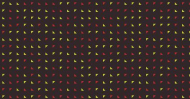 Piksellerin koyu vektör çizimi ve geometrik küçük şekiller, arkaplan