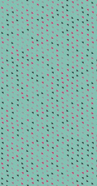 Piksel ve geometrik küçük şekillerin yeşil vektör çizimi, arkaplan