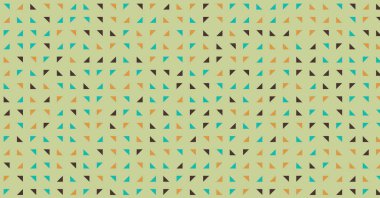 Piksel ve geometrik küçük şekillerin yeşil vektör çizimi, arkaplan