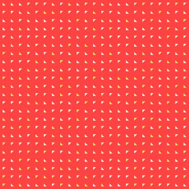 piksellerin kırmızı vektör çizimi ve geometrik küçük şekiller, arkaplan