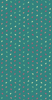 Piksel ve geometrik küçük şekillerin yeşil vektör çizimi, arkaplan