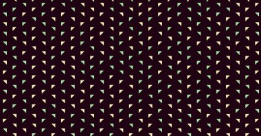 Piksellerin koyu vektör çizimi ve geometrik küçük şekiller, arkaplan