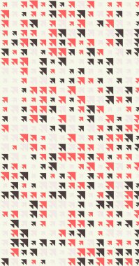 Soyut Renk Yarım Tonlama Noktaları üretken sanat arkaplanı çizimi