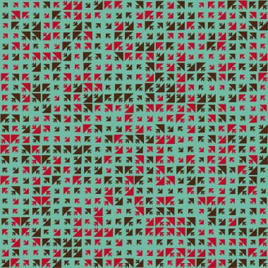 Soyut Renk Yarım Tonlama Noktaları üretken sanat arkaplanı çizimi