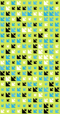 Soyut Renk Yarım Tonlama Noktaları üretken sanat arkaplanı çizimi