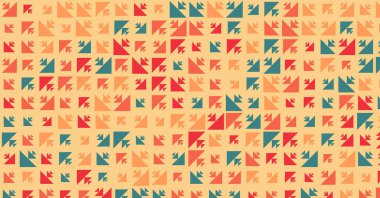 Soyut Renk Yarım Tonlama Noktaları üretken sanat arkaplanı çizimi