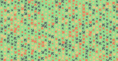 soyut renkli yarım tonlu noktalar üretken sanat arkaplan çizimleri