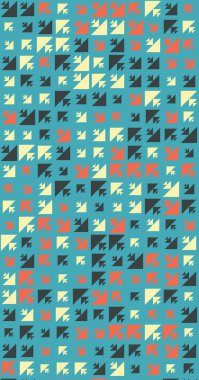 soyut renkli yarım tonlu noktalar üretken sanat arkaplan çizimleri