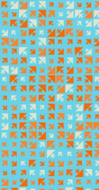 soyut renkli yarım tonlu noktalar üretken sanat arkaplan çizimleri