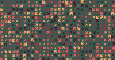 soyut renkli yarım tonlu noktalar üretken sanat arkaplan çizimleri