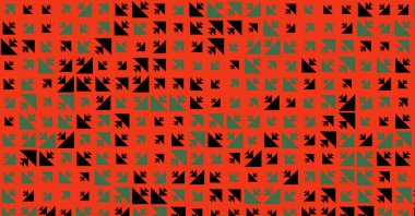 soyut renkli yarım tonlu noktalar üretken sanat arkaplan çizimleri