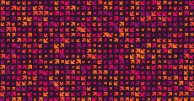 soyut renkli yarım tonlu noktalar üretken sanat arkaplan çizimleri