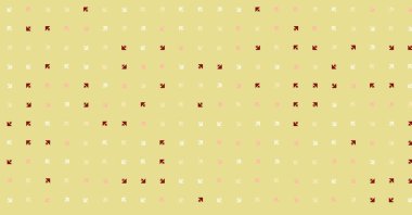 soyut renkli yarım tonlu noktalar üretken sanat arkaplan çizimleri