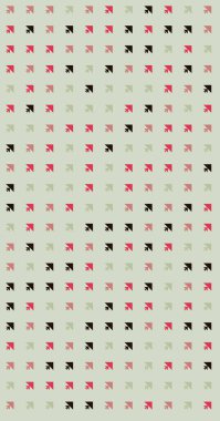 soyut renkli yarım tonlu noktalar üretken sanat arkaplan çizimleri