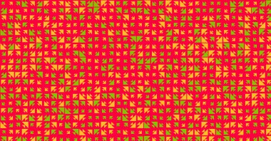 soyut renkli yarım tonlu noktalar üretken sanat arkaplan çizimleri