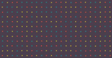 soyut renkli yarım tonlu noktalar üretken sanat arkaplan çizimleri