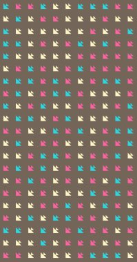 soyut renkli yarım tonlu noktalar üretken sanat arkaplan çizimleri